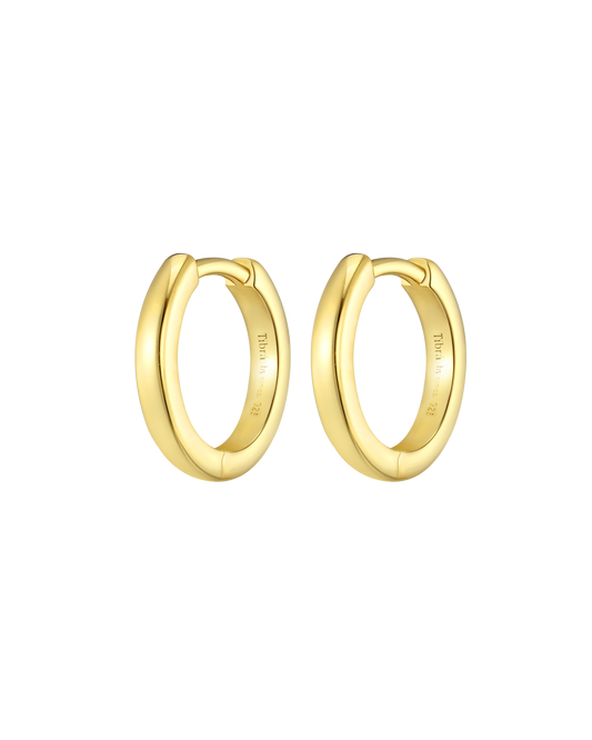 Charm Huggies - Gold