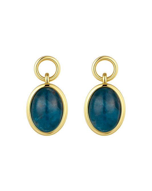 Charm Huggies + Apatite