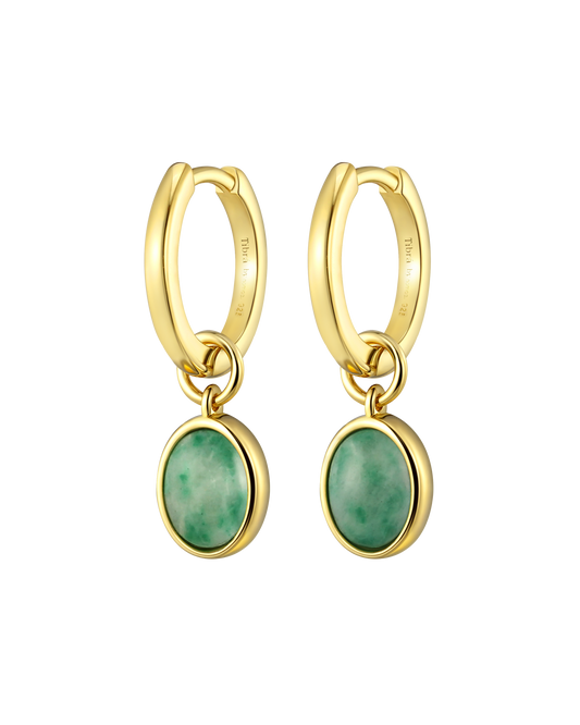 Oval Pendant - Emerald