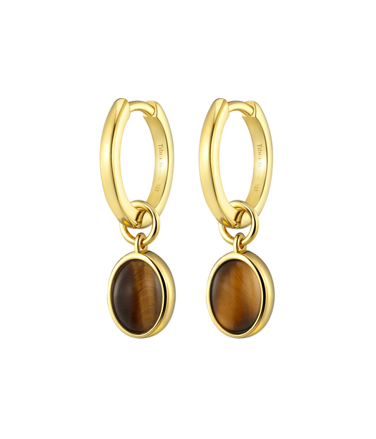 Oval Pendant - Tiger Eye
