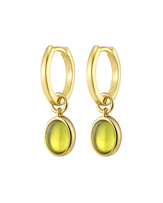 Oval Pendant - Peridot
