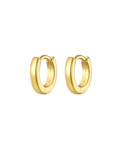 Charm Huggies - Gold