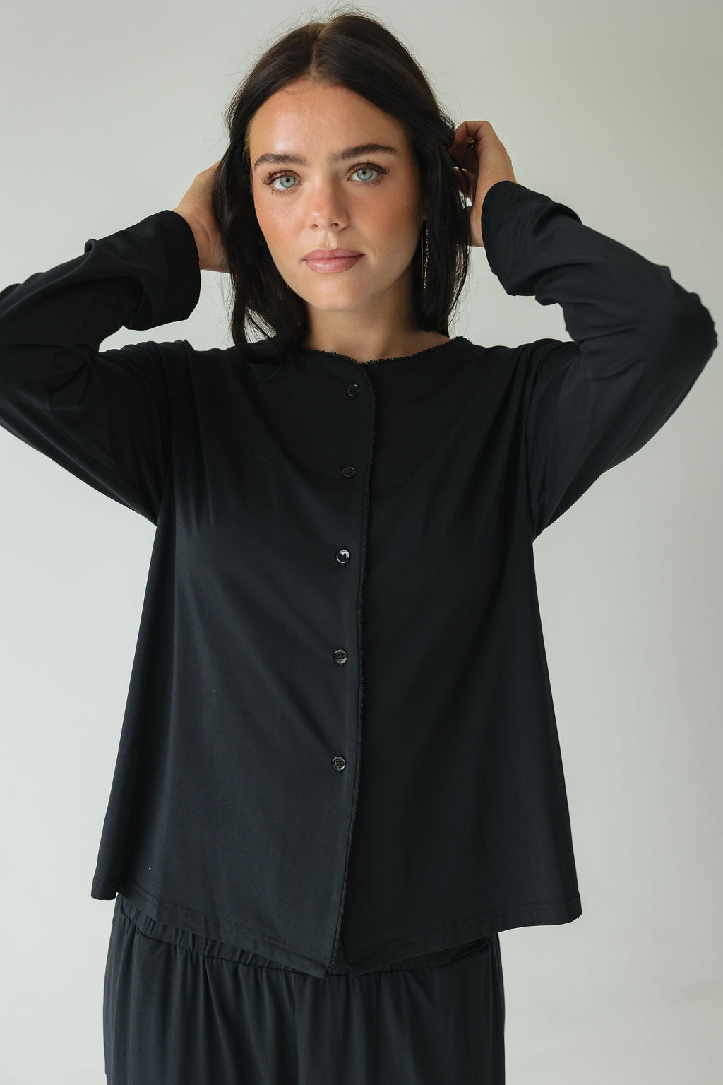 Sage Comfort • Hnepptur síðermabolur •  TENCEL™ Modal