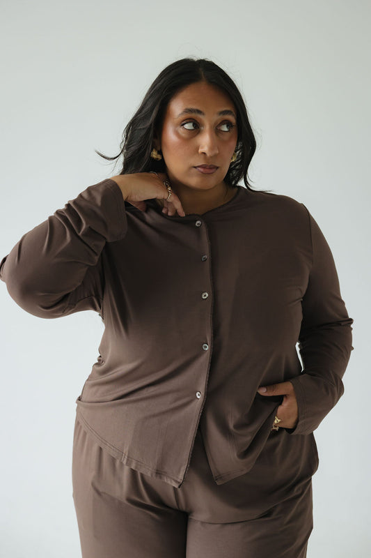 Sage Comfort • Hnepptur síðermabolur •  TENCEL™ Modal