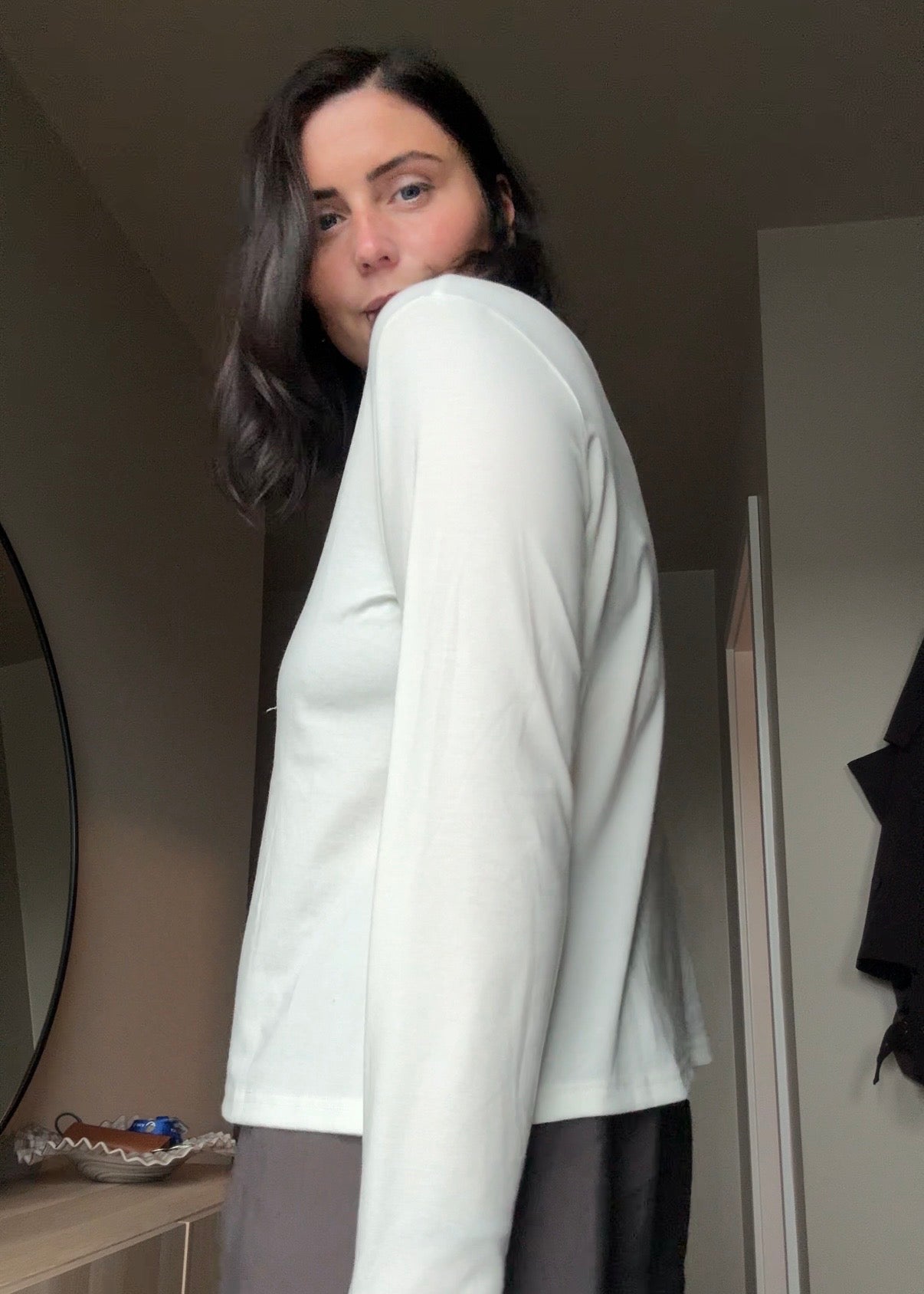 Sage Comfort • Víður síðermabolur • Lyocell/ull