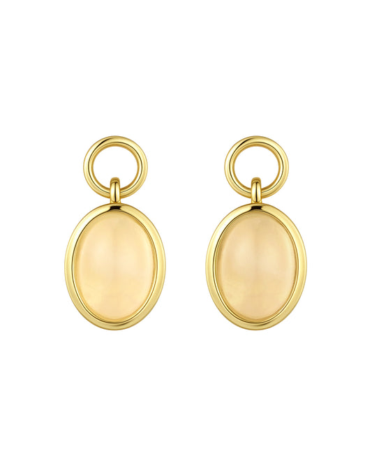 Oval Pendant - Rose Quartz