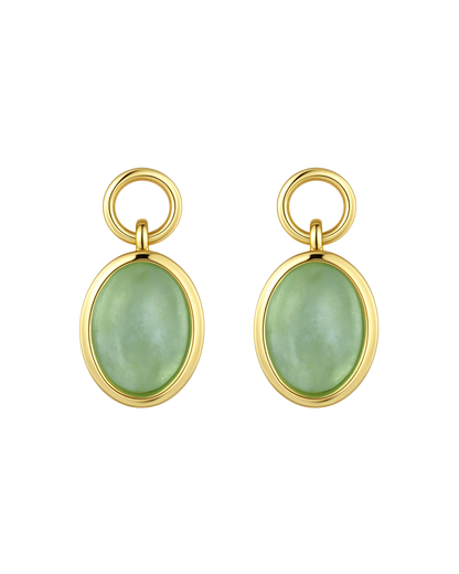 Oval Pendant - Aquamarine