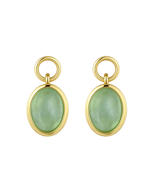 Oval Pendant - Aquamarine