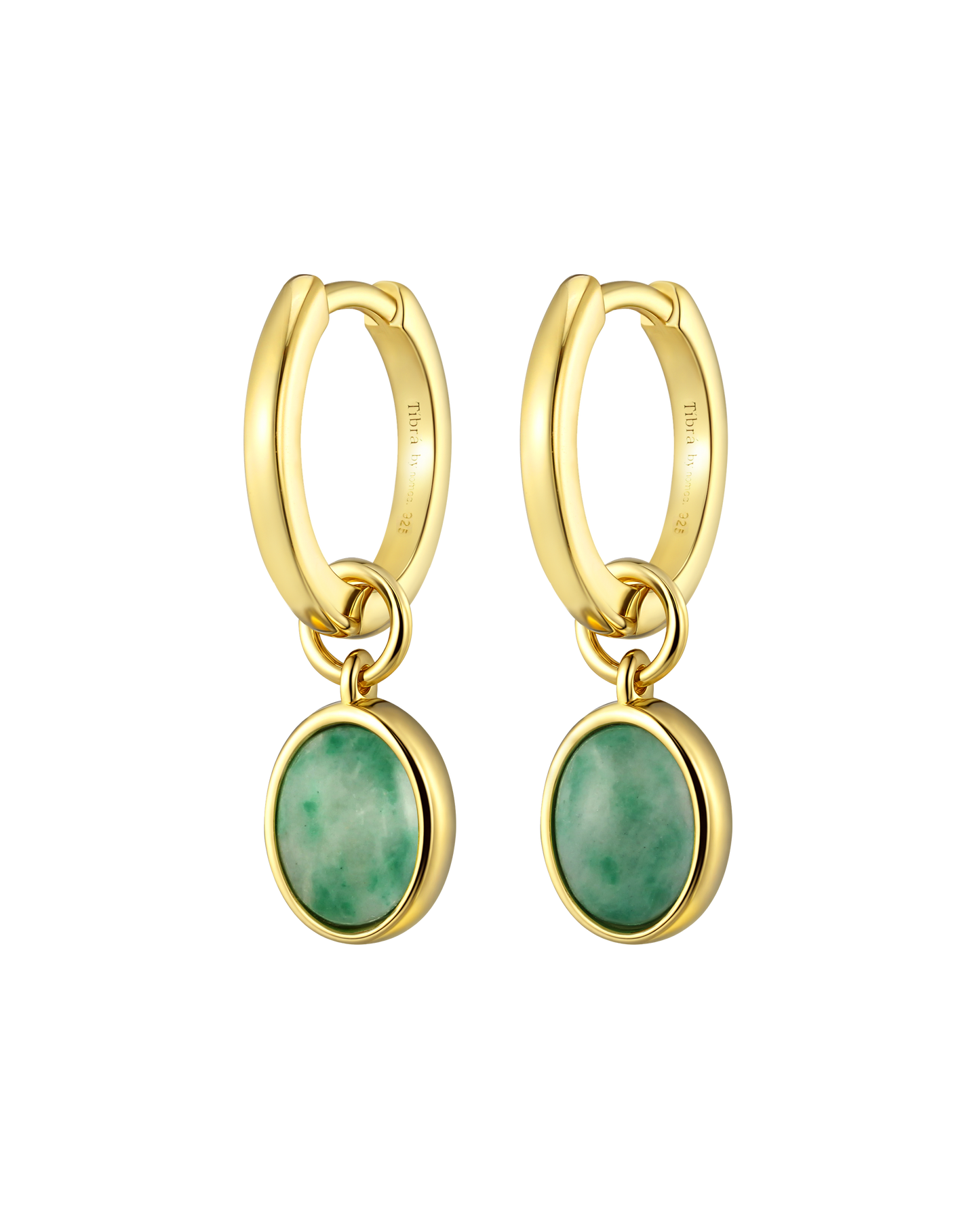 Oval Pendant - Emerald
