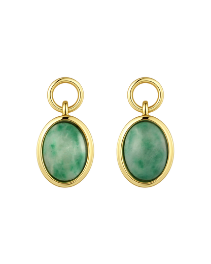 Oval Pendant - Emerald