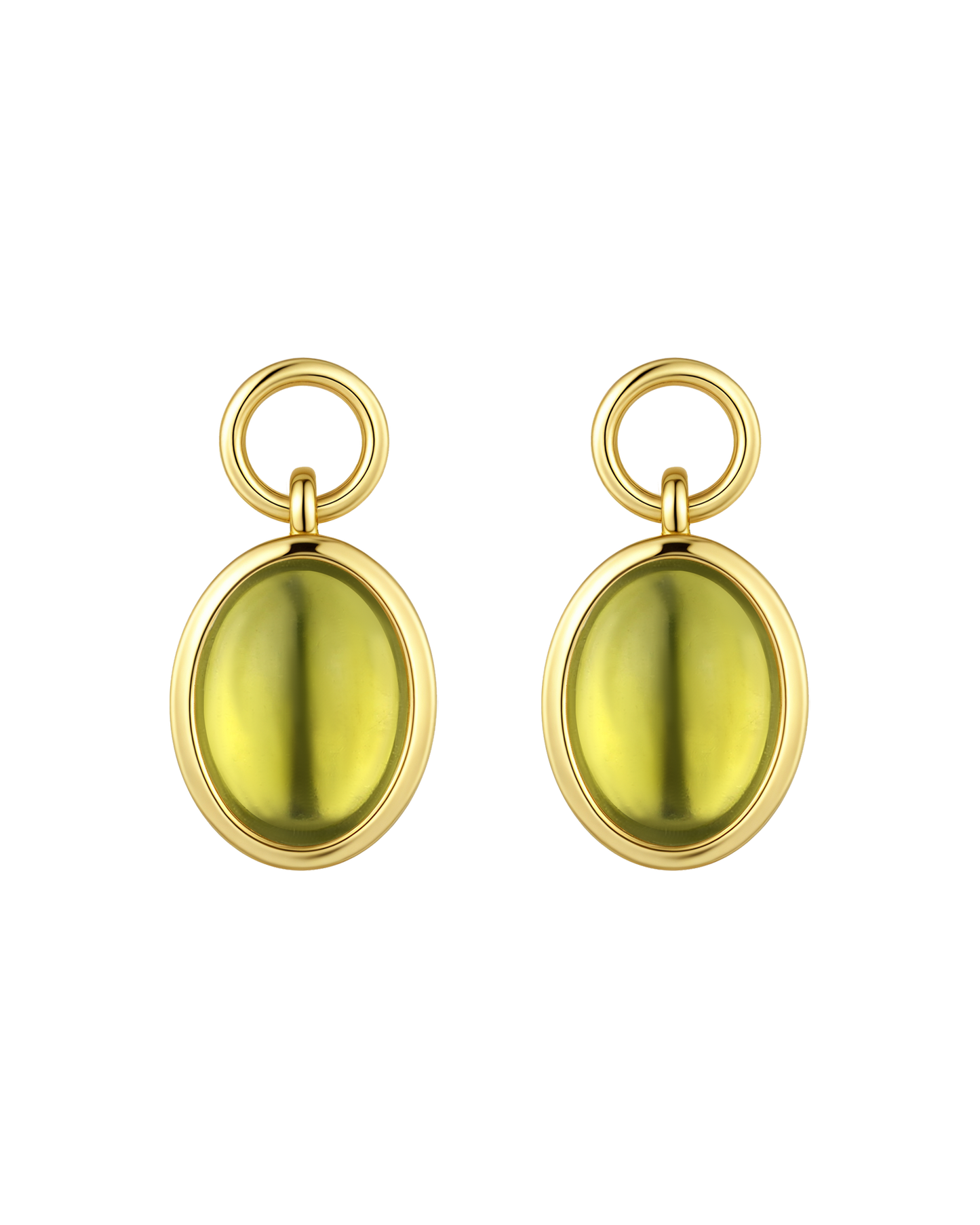 Oval Pendant - Peridot