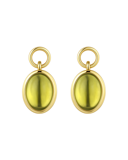 Oval Pendant - Peridot
