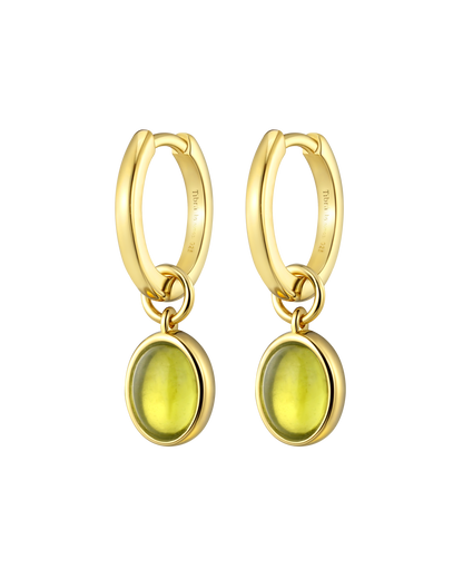 Oval Pendant - Peridot