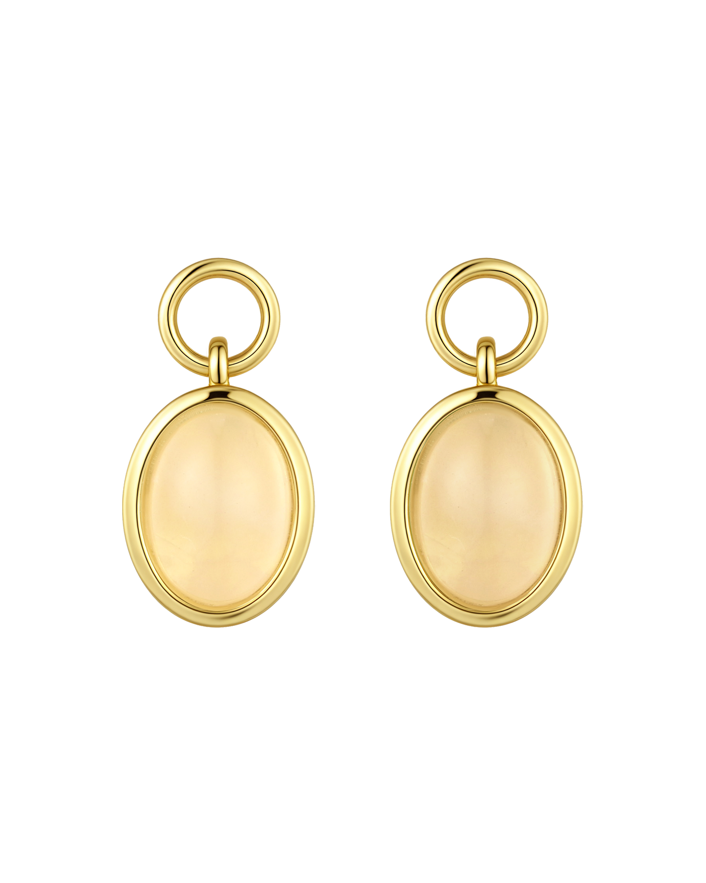 Oval Pendant - Rose Quartz